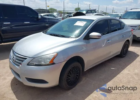 2014 Nissan Sentra S from USA, damaged, VIN 3N1AB7AP5EY206126